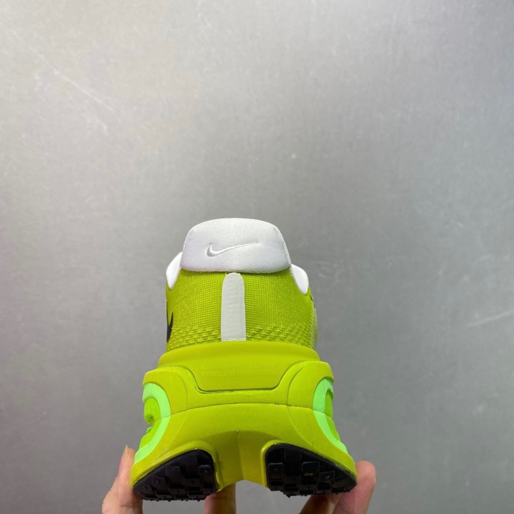 Nike Vomero Premium Men’s Athletic Shoes Neon Yellow with Black Swoosh - Picture 6 of 9